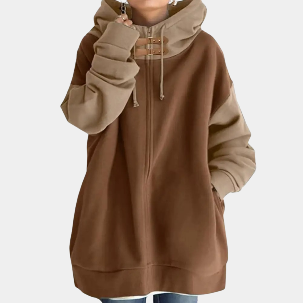 Herbstjacke Damen Modern Reißverschluss Design