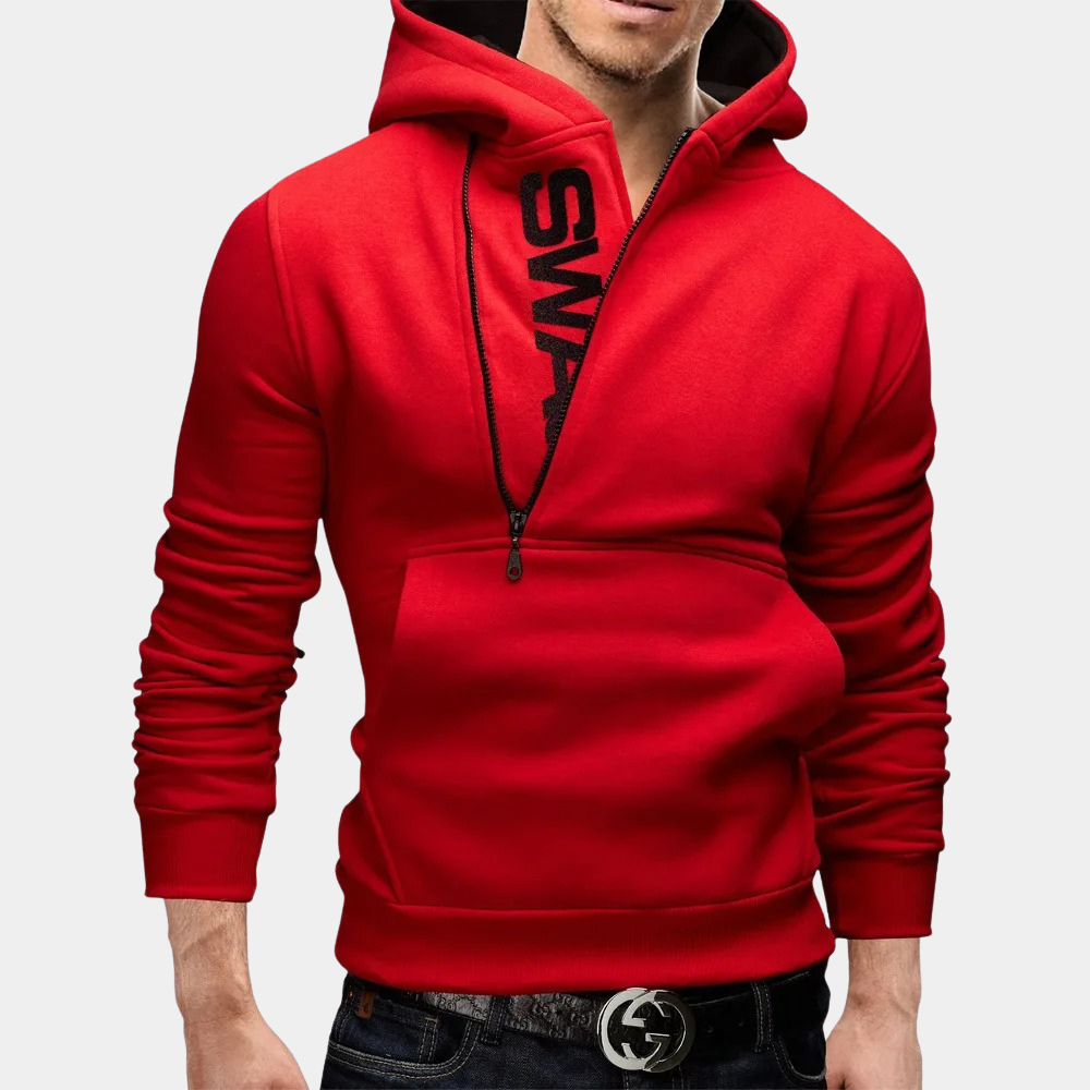 Stylischer Herren-Hoodie Reißverschluss Trendy Design