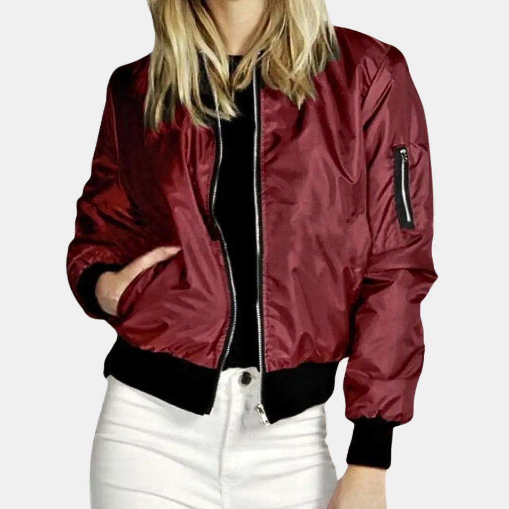 Herbstjacke Frau Stilvoll Bequem
