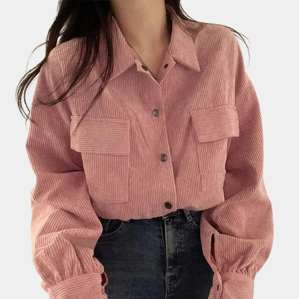 Herbstjacke Cord Damen Trendy Style