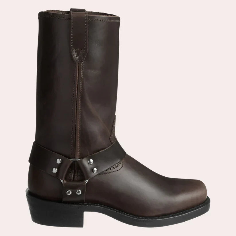 Elegante Lederschuhe Stiefel mit Nieten-Design