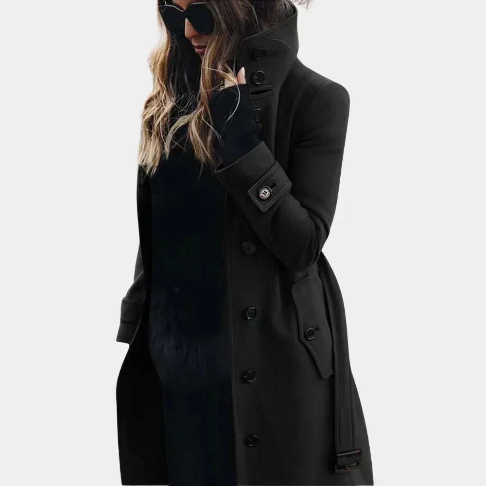 Eleganter Damen-Trenchcoat Warm & Stilvoll