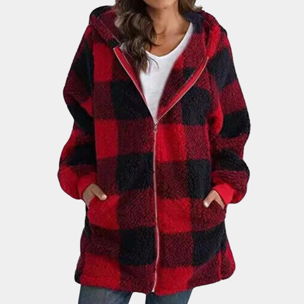 Lange Frauenhoodie Warm Winter