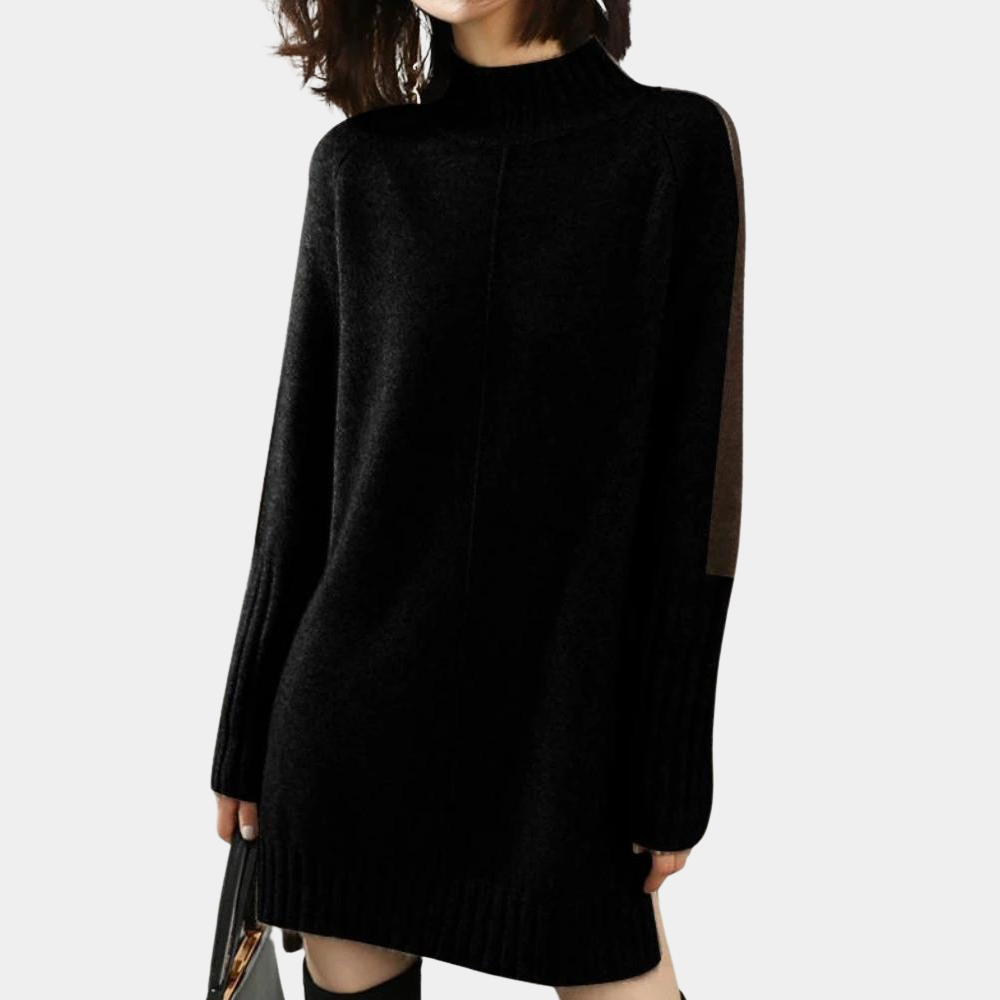 Stilvoller Damenpullover Lang Elegant Classic