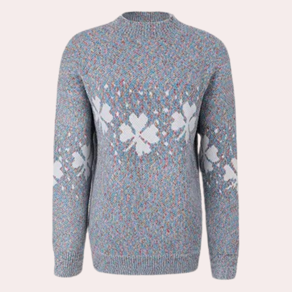 Damen Strickpullover Weich Elegantes Design