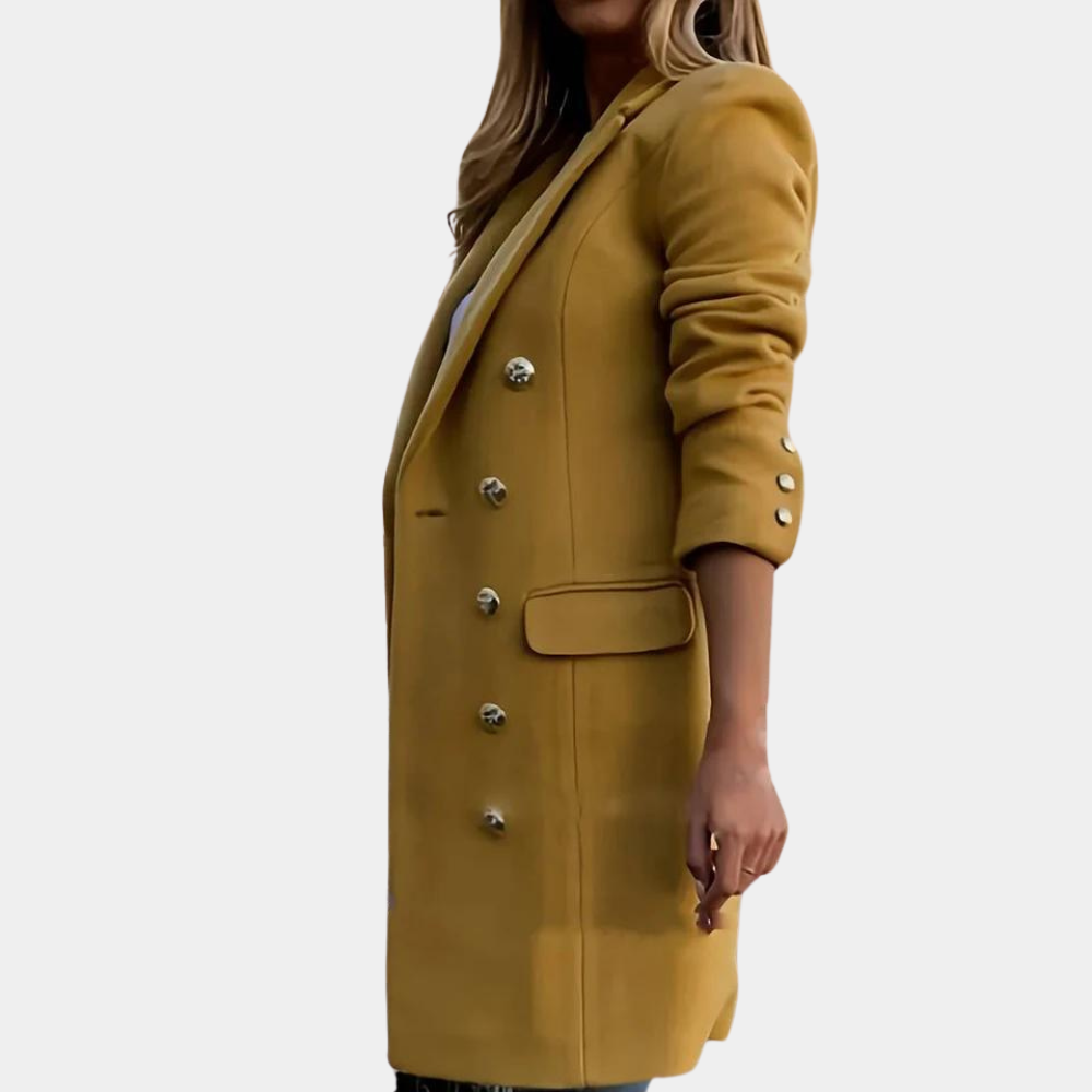 Damen Trenchcoat Herbst Chic