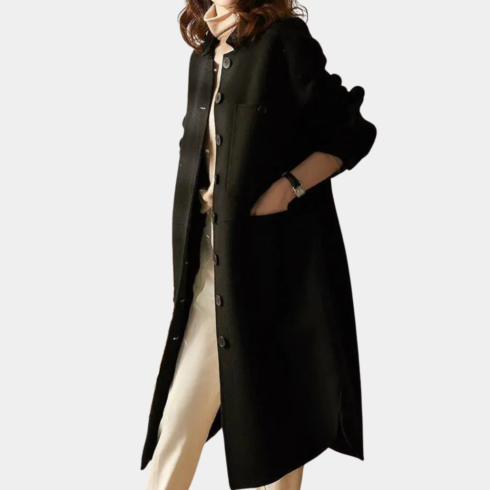 Winter Trenchcoat Damen Lang Mantel