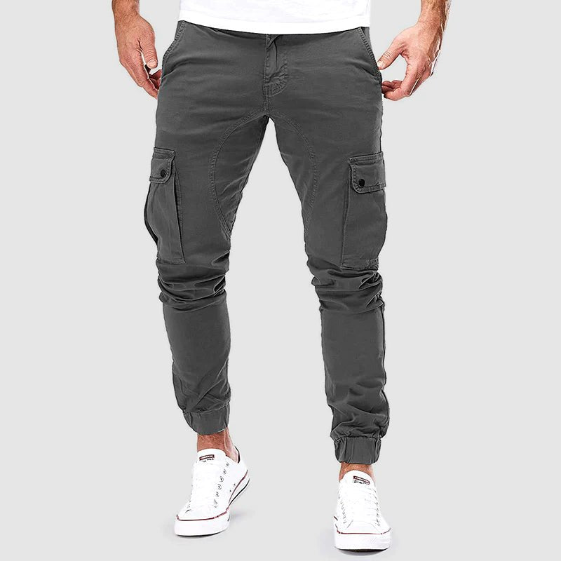 Skinny Cargo Herrenhose Mit Taschen