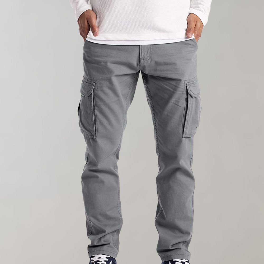 Bequeme Herren Cargohosen Straight Fit