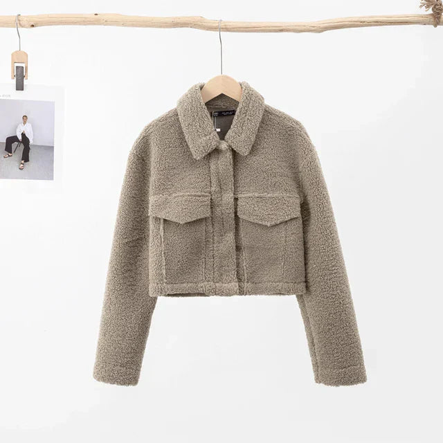 Stylische Kurzjacke Warm und Bequem