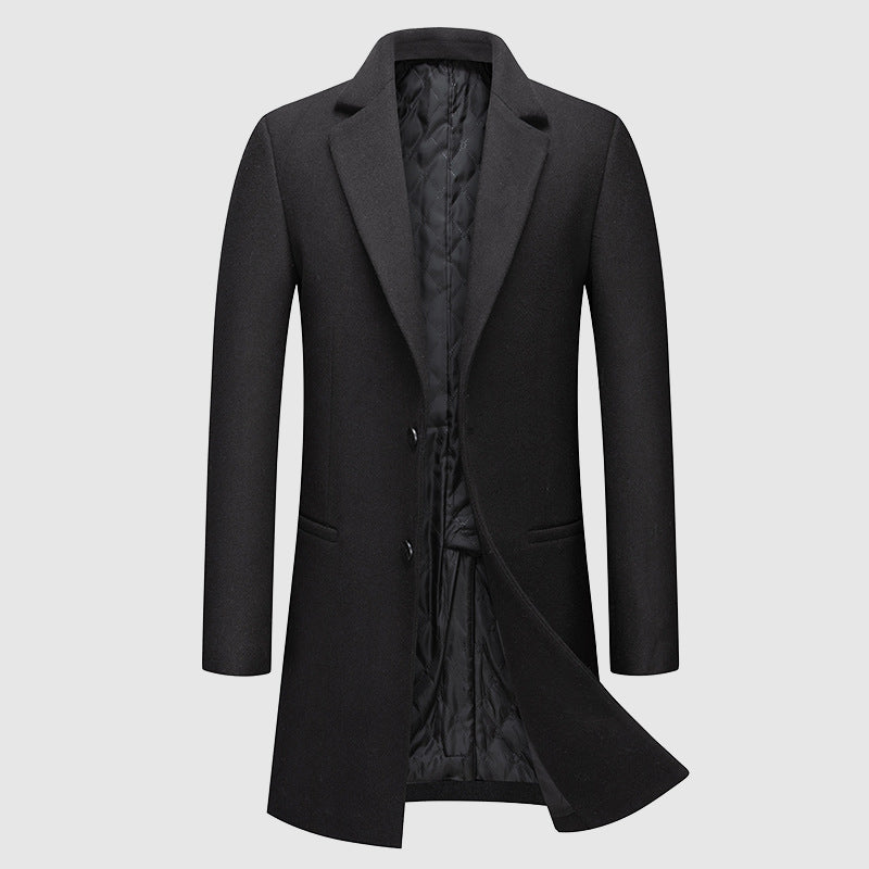 Eleganter Wollmantel Morrison Prag Stil