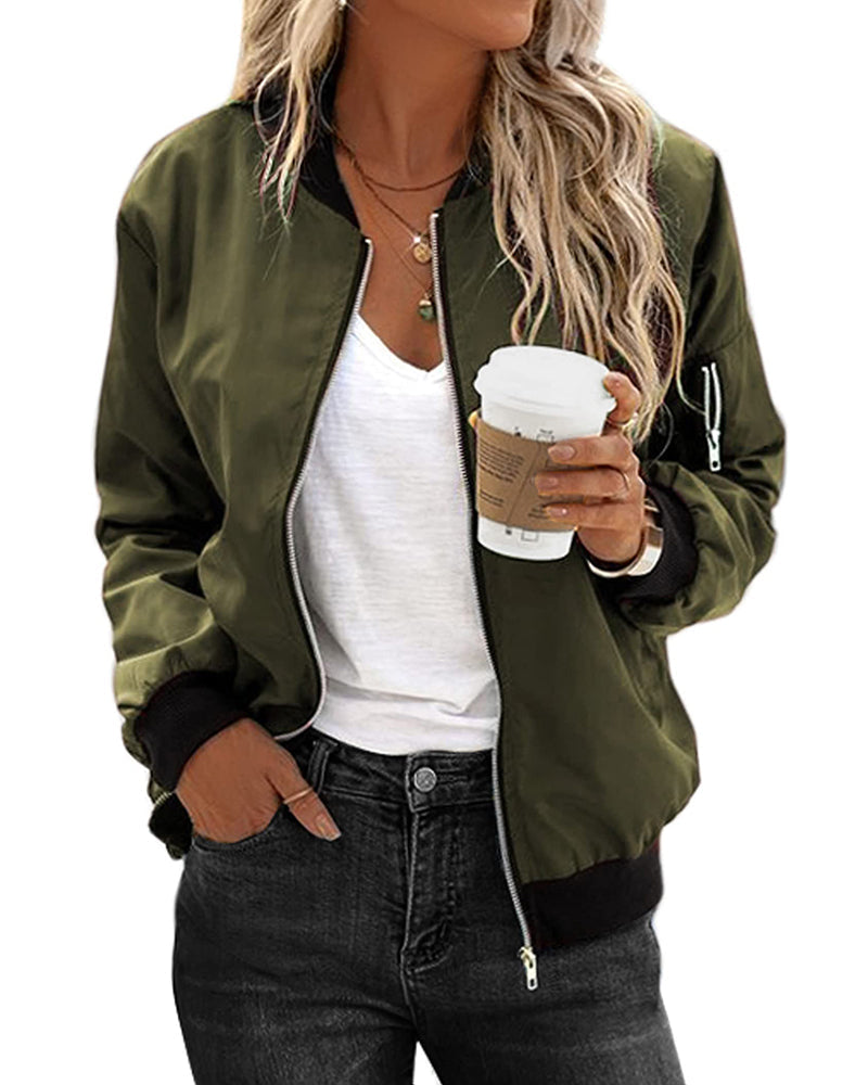 Elegante Bomberjacke Zeitloser Stil