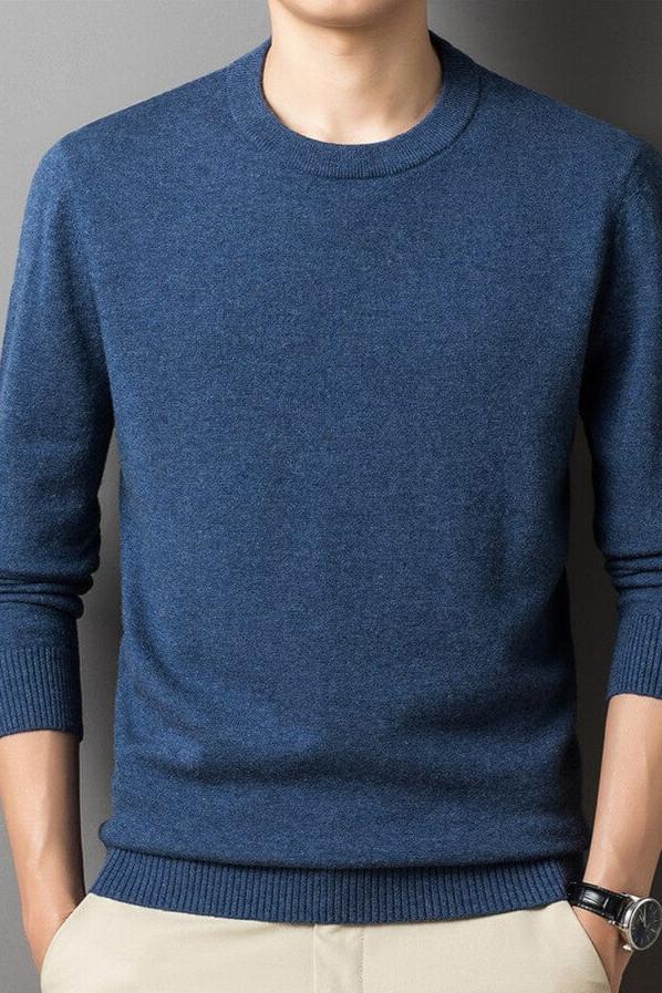 Herren Pullover Weich Luxus Qualität