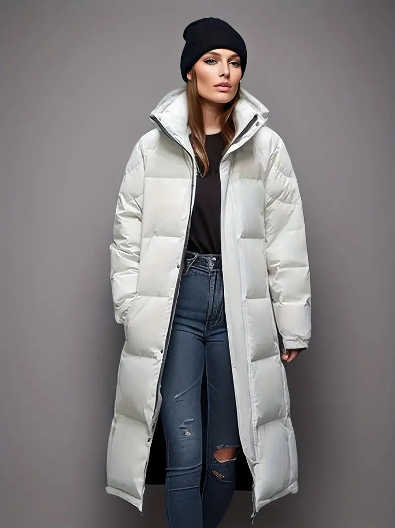 Winterjacke Damen Lang Daunen Mantel