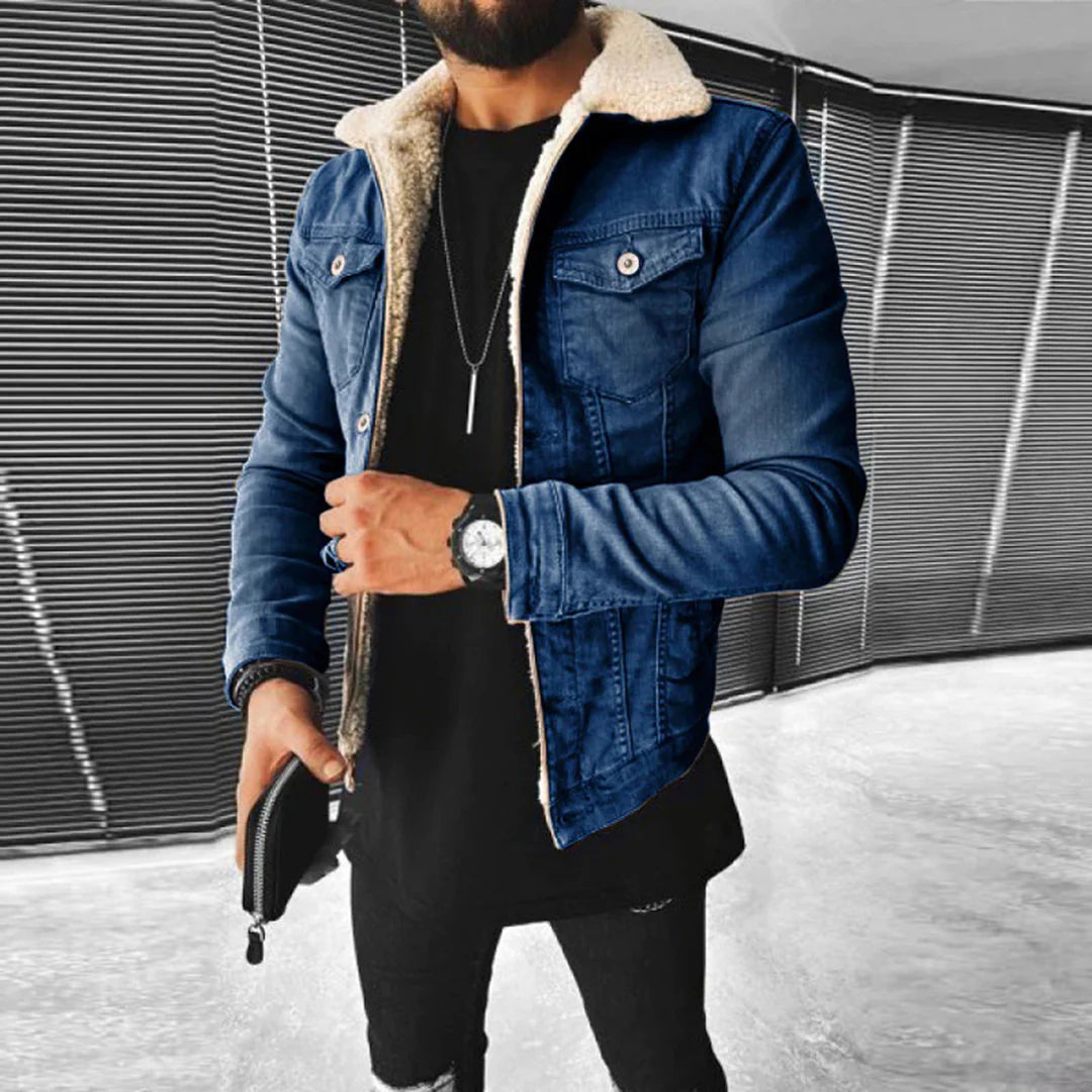 Herren Winterjacke Pelzgefüttert Style