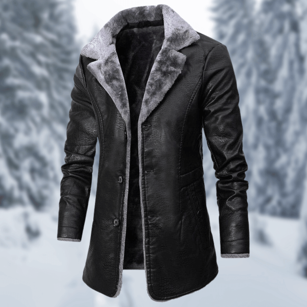 Elegante Herren Winterjacke Warm Versteppt
