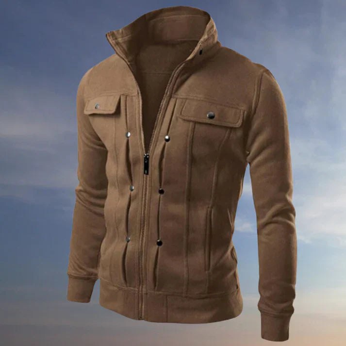 Herrenjacke Spencer Elegant Reißverschluss