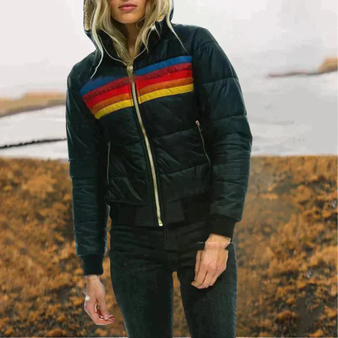Winterjacke Frauen Hochkragen Warm