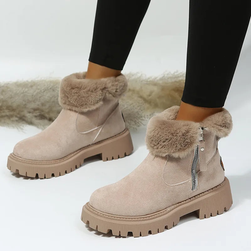 Warme Plüsch Schuhe aus Samt & Baumwolle