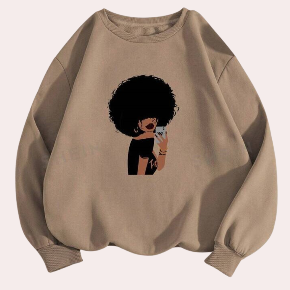 Stylisches Damen Sweatshirt Modern Design - IdealeKleiden