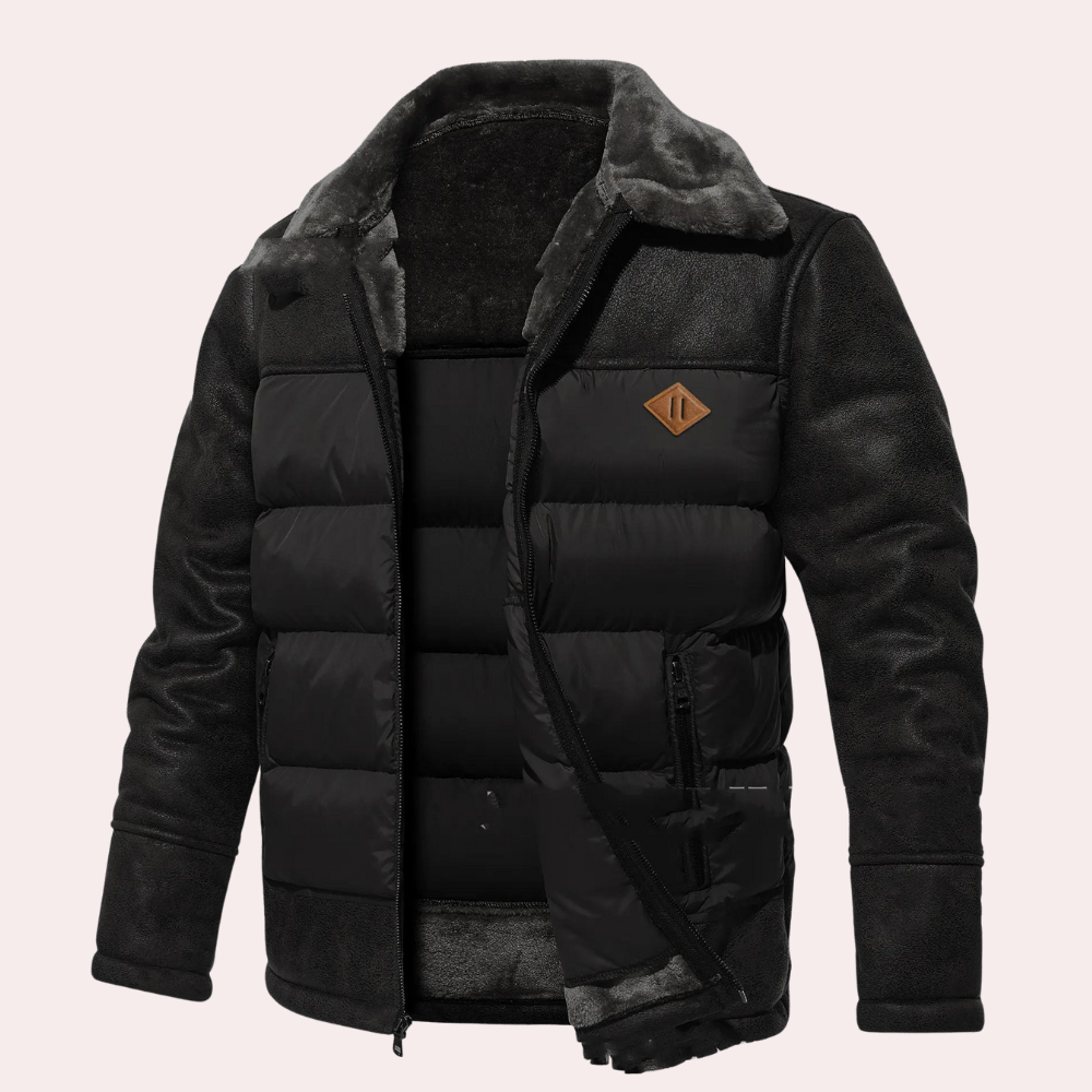 Winterjacke Damen Lang Steppung Stehkragen