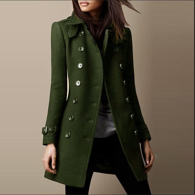 Elegante Damenjacke mit Doppelreihen-Knöpfen