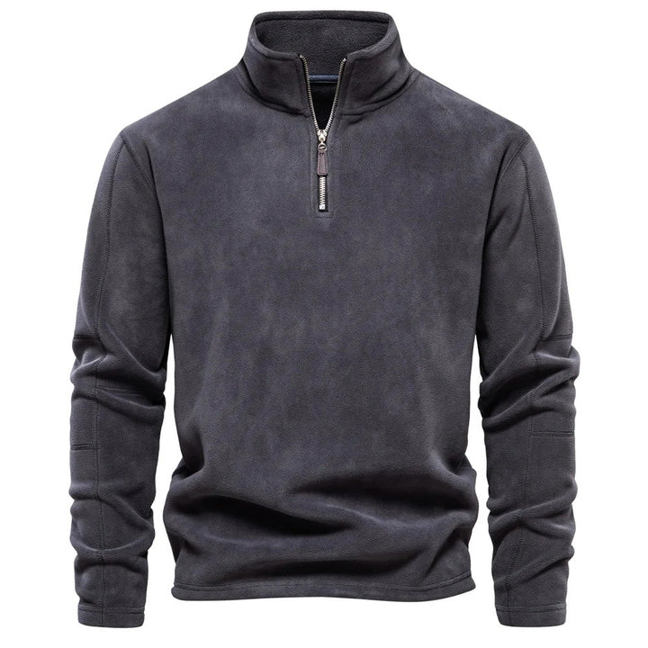 Weicher Fleece Pullover Herren