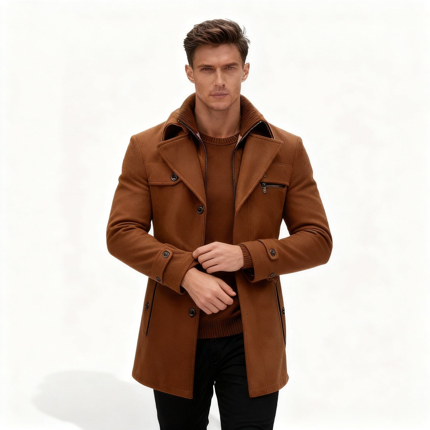 Stilvoller Herren Winterparka