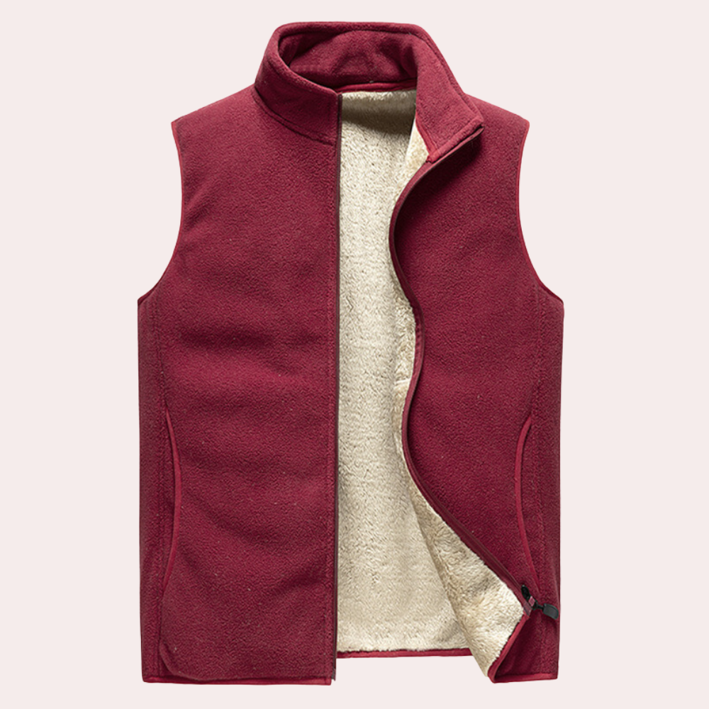 Herren Fleeceweste Warm Isolierend