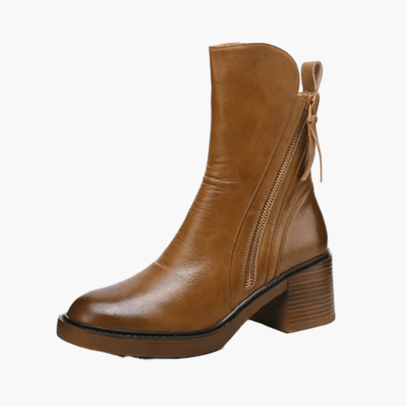 Elegante Damenstiefel Bequem Schlicht