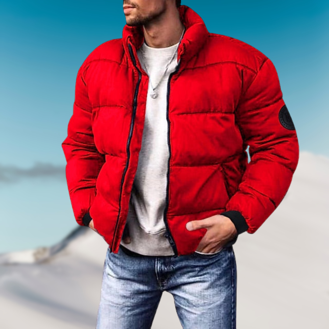 Warme Herren-Pufferjacke Winterjacke Isolierung