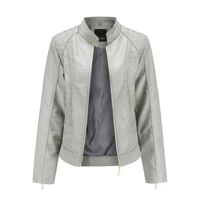 Alda - Lederjacke Modern Chic