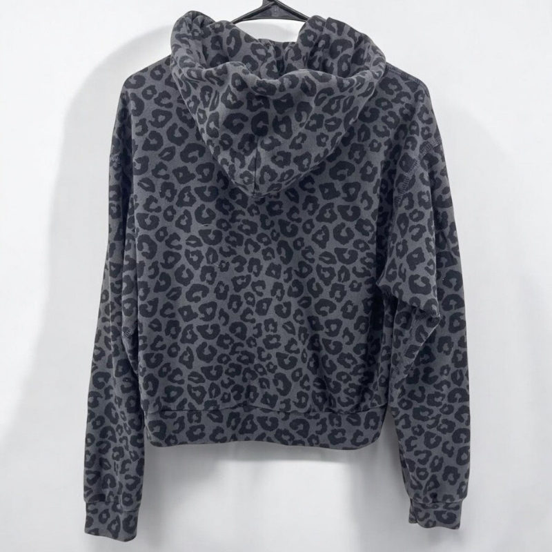 Herren Hoodie Leopardenmuster Streetwear Style