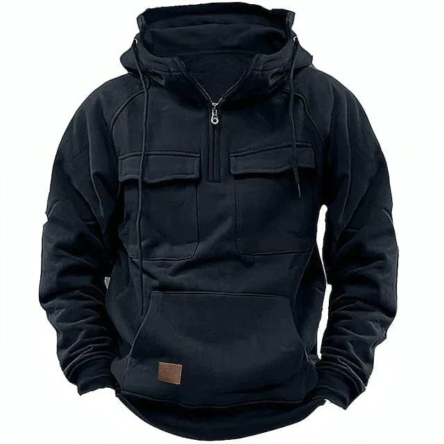 Herren Hoodie Kängurutasche Bequem