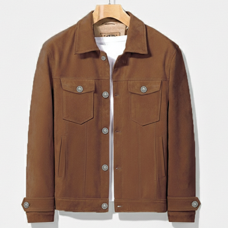 Lederjacke Damen Wildleder Stil