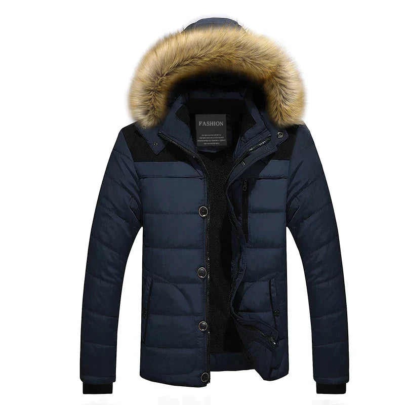 Winterparka Damen Fellkragen Kapuze