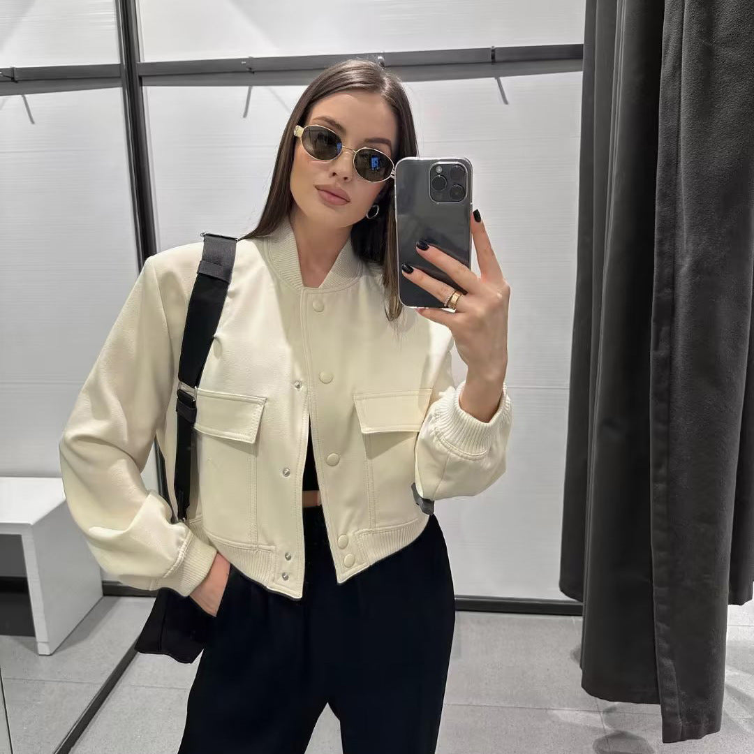Modische Bomberjacke Casual Style