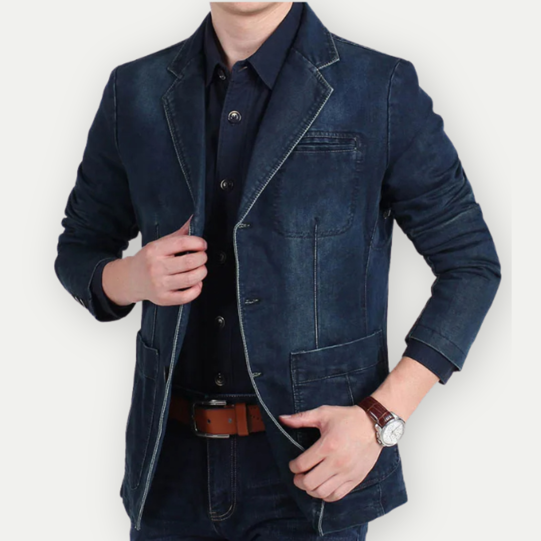 Slim Fit Herrenblazer mit Knöpfen