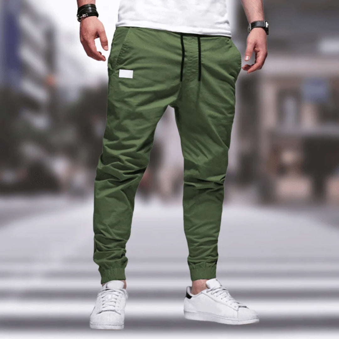 Herren Jogger Hose Slim Fit Bequem