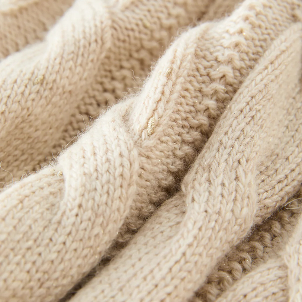 Strickjacke Damen Kabelmuster Elegent - IdealeKleiden