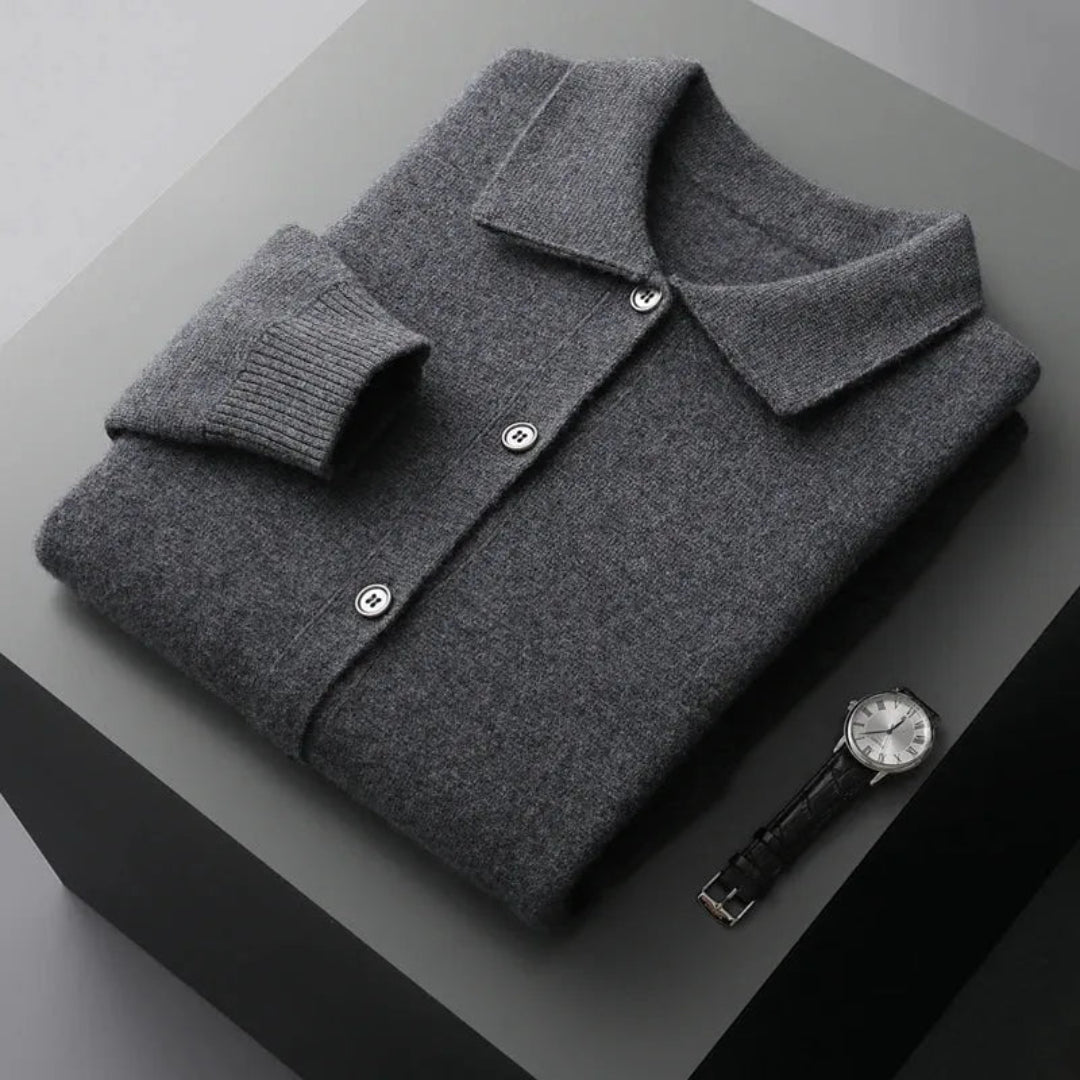 Warme Strickjacke Damen Wollig Knöpfe