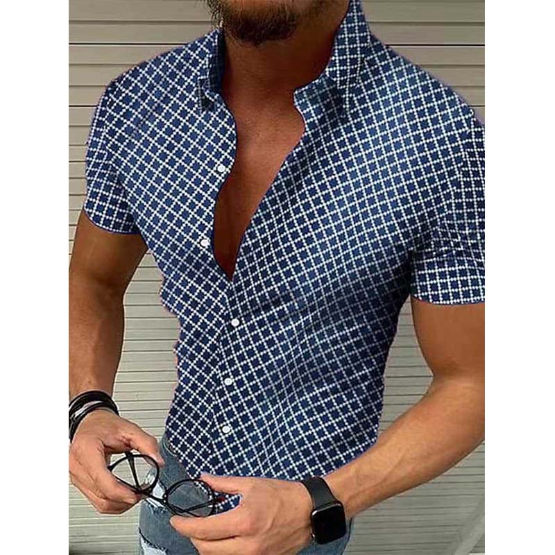 Herrenhemd Slim Fit Knöpfe Modern