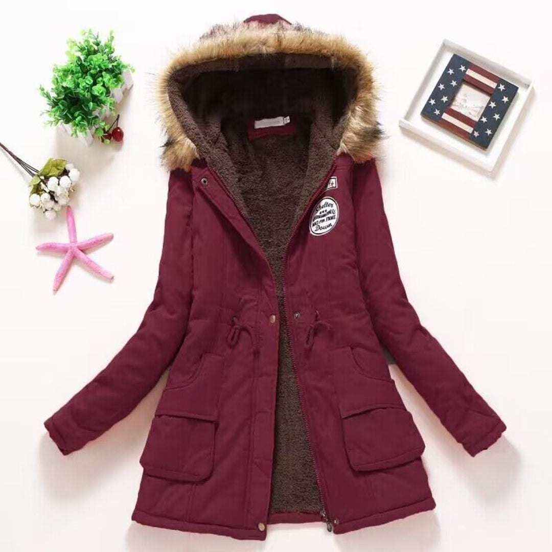 Damen Winterparka Warm Bequem Isoliert