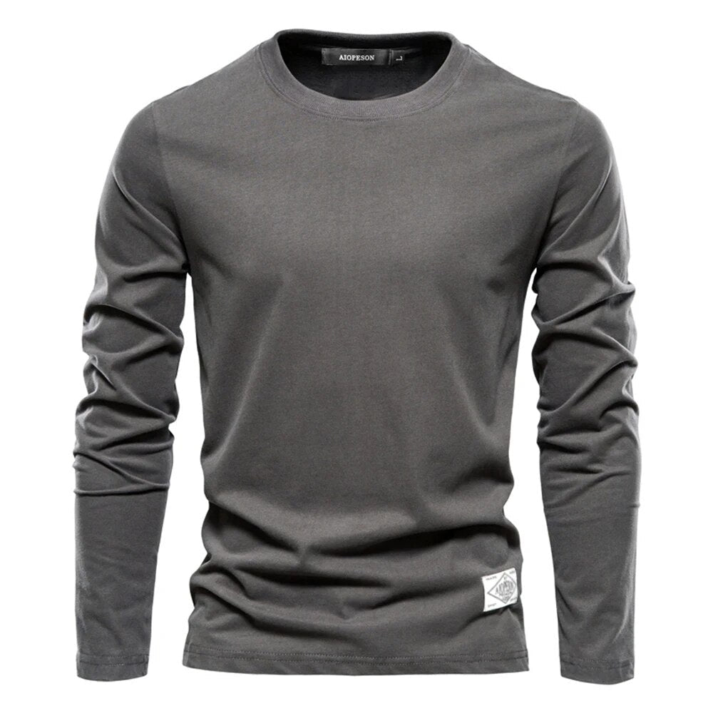 Bequemes Langarmshirt aus Baumwolle