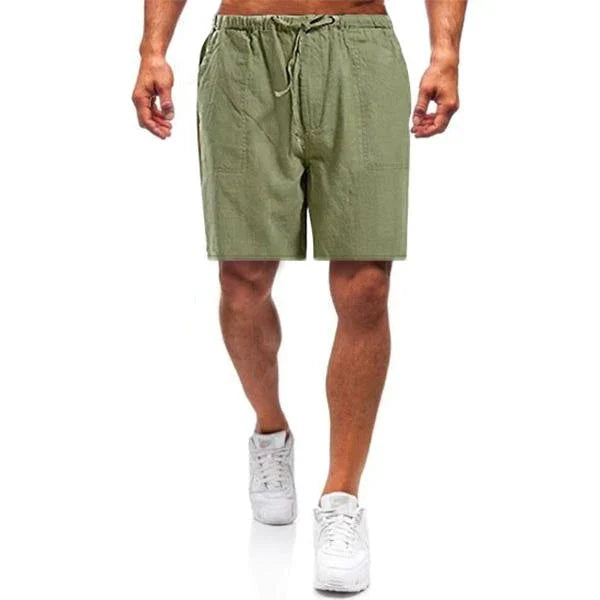 Leinen Shorts Herren Loose Fit Sommer