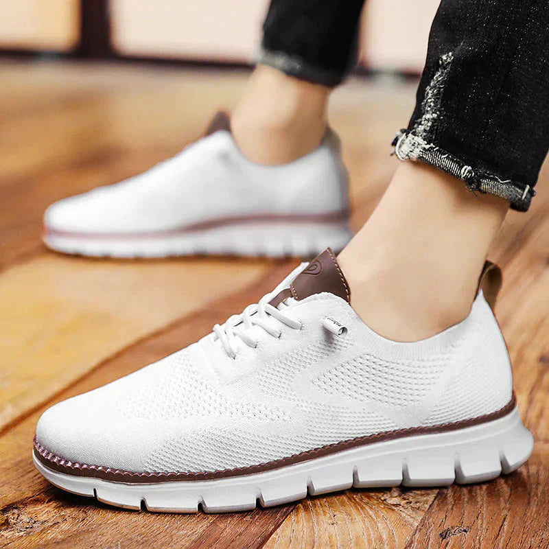 Atmungsaktive Herren Laufschuhe Mesh Slip-On
