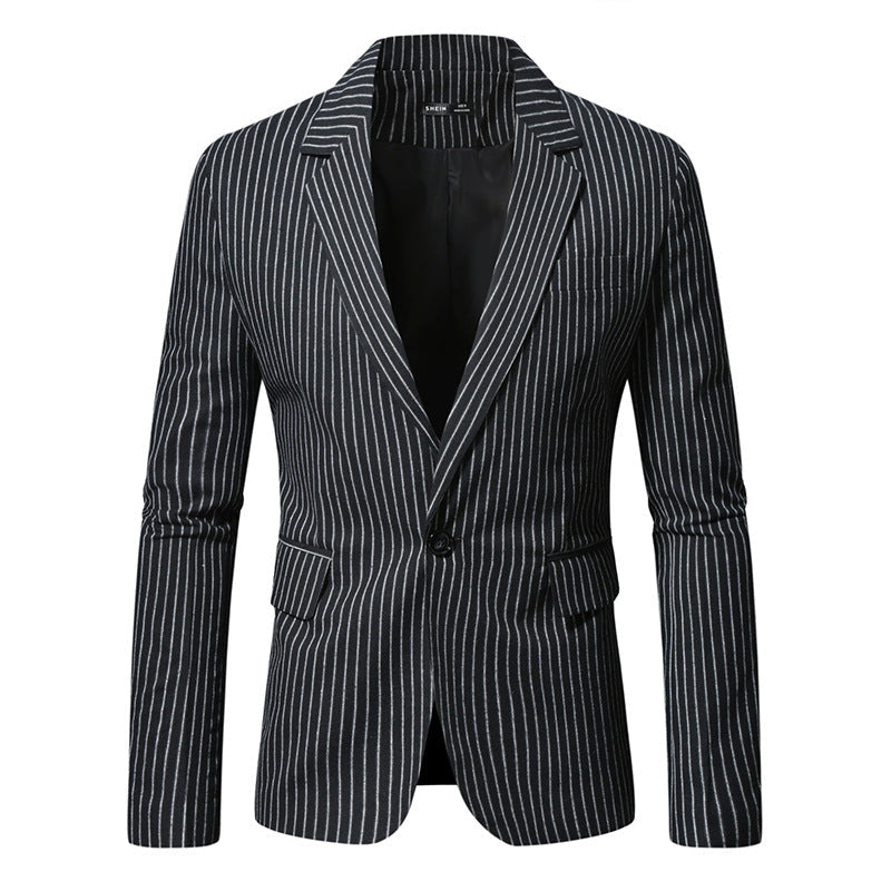 Herren AnzugjackeModern Streifen Design - IdealeKleiden