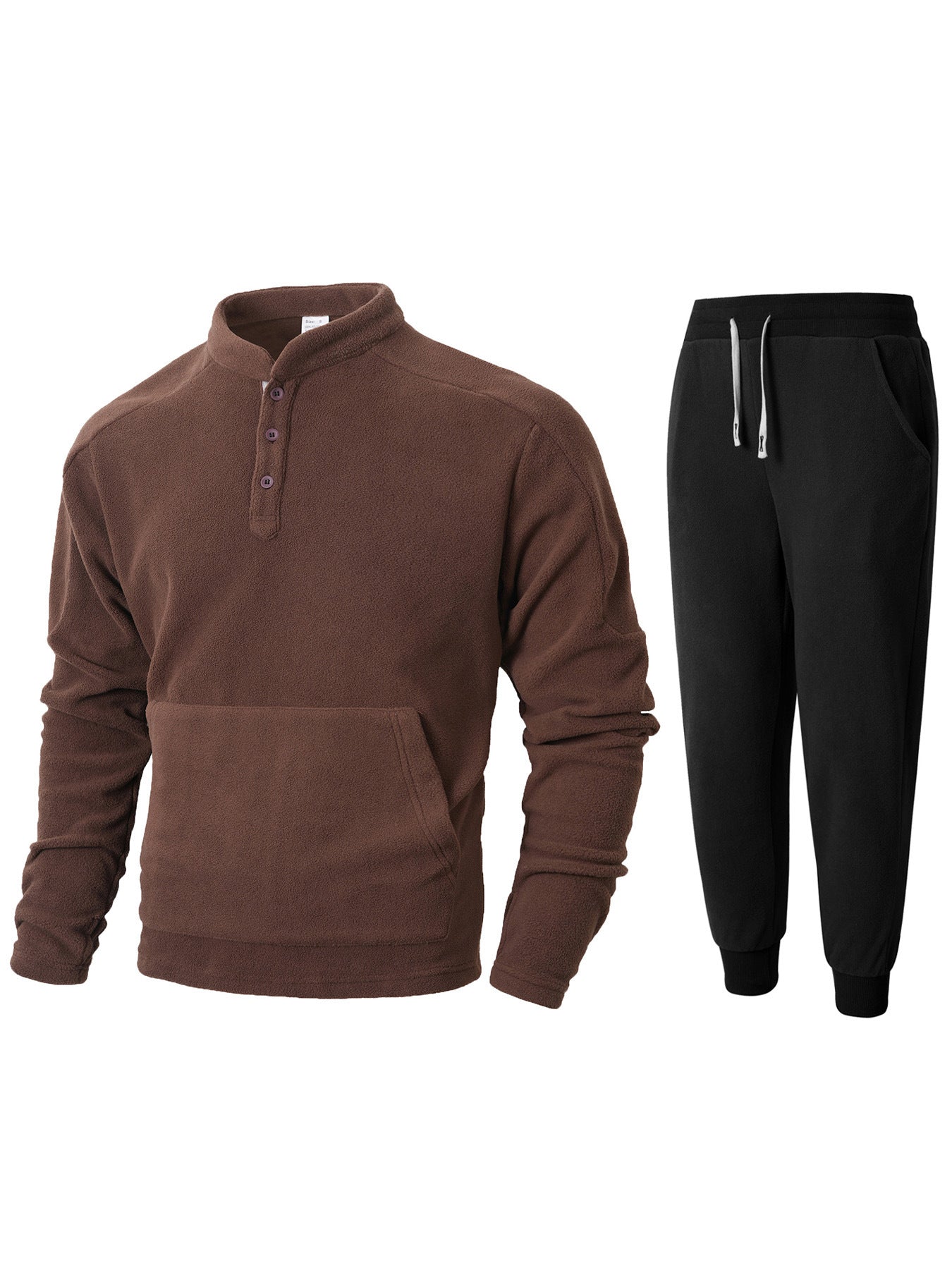 Herren Fleece Anzug Bequem Sportlich