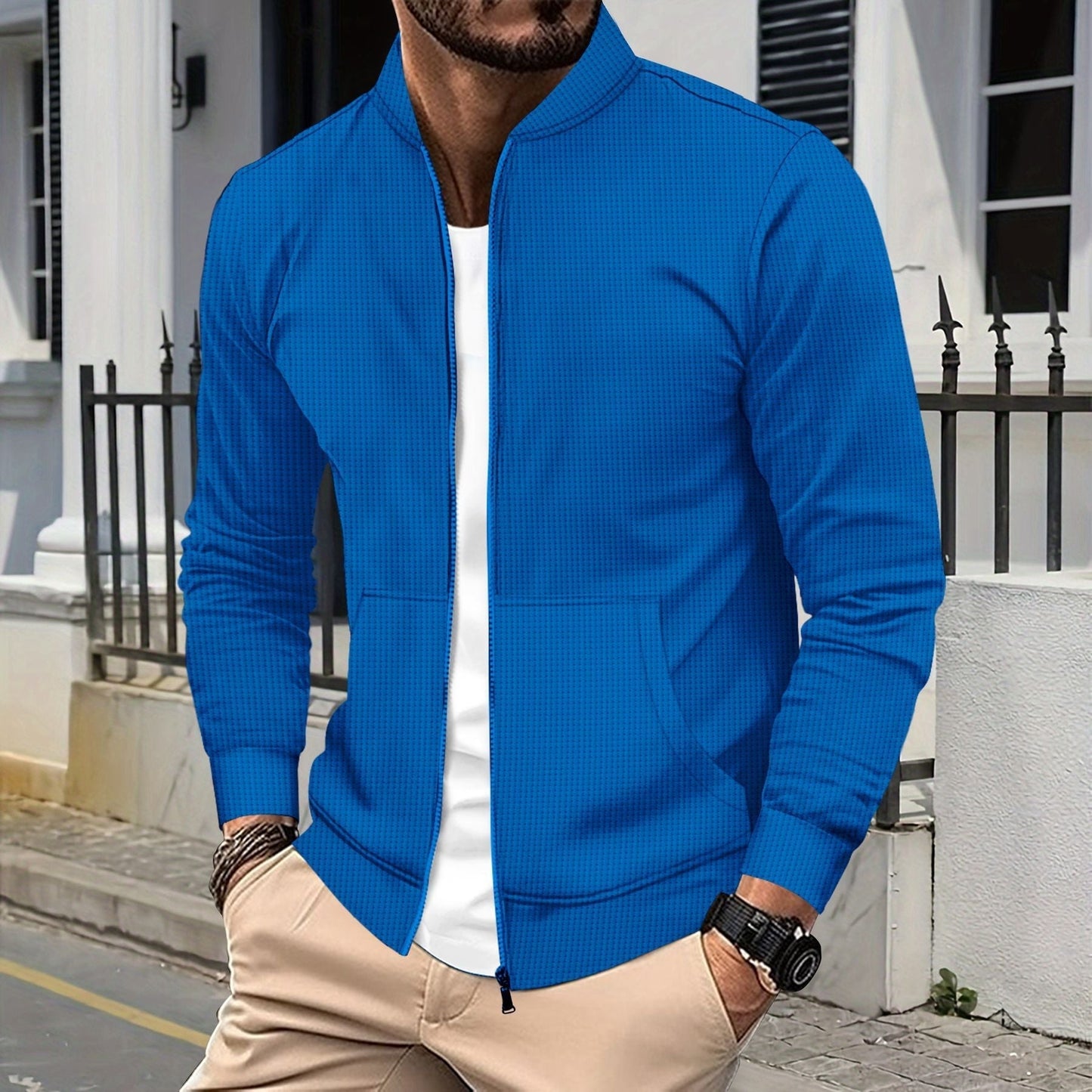 Modische Zip-Jacke Sportlich SlimFit