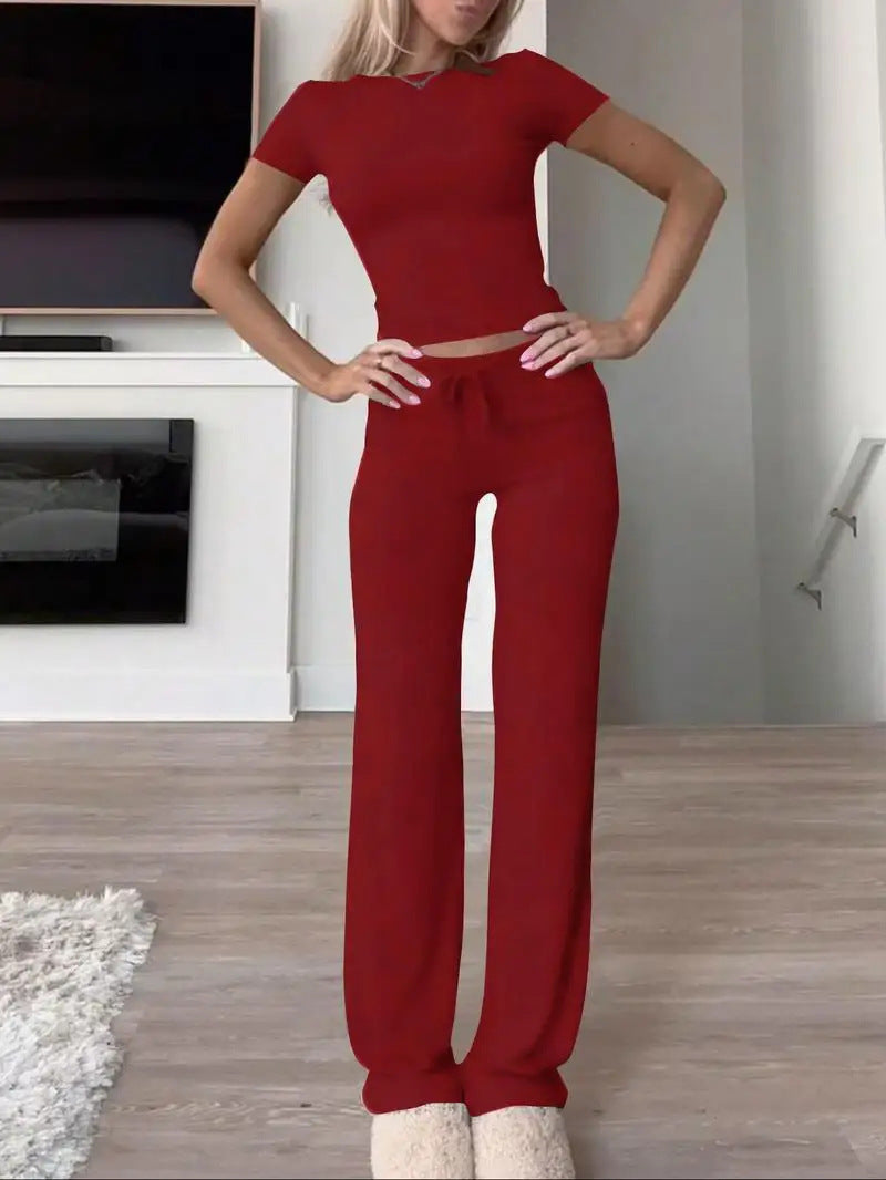Damen Lounge Set Figurbetonter Style Bequem